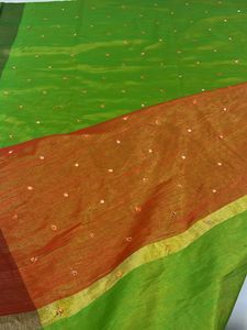 Elegant Green Saree with Blouse