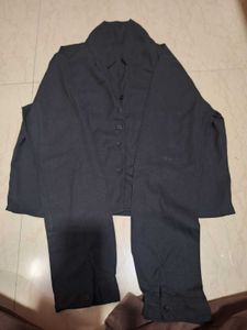 Stylish Black Button-Down Shirt