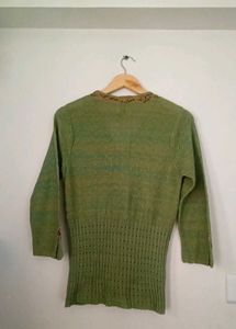Green Ekle' Cardigan