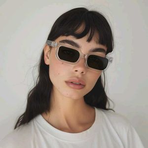 Stylish Transparent Frame Sunglasses
