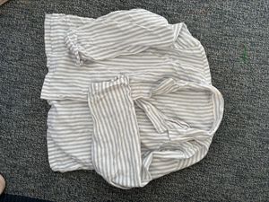 Striped Pajama shorts Set