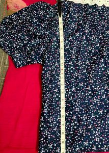 Floral Print Peter Pan Collar top