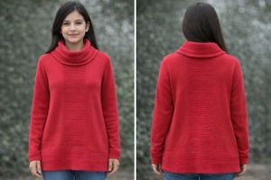 Off-Shoulder Knit Sweater
