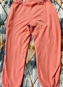 Peach Joggers - Casual Comfort