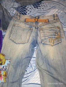 baggy y2k jeans size 28 for girls