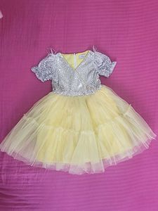Sparkly Sequins Feather Dress