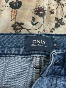 Patchwork Denim Mini Skirt
