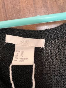 H&amp;M shimmering mesh dress
