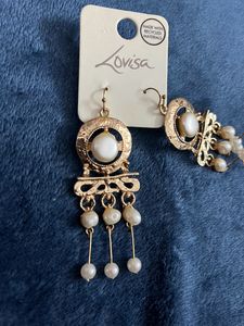 New Golden With Pearl Long Lovisa Earnings
