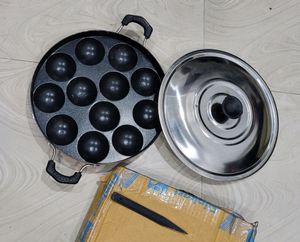 Set 2 Quantity Appam Pan &amp; Roti tawa