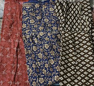 3 Pure cotton Nightgowns/ Feeding friendly