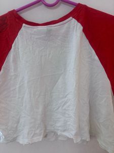 HM Cute Cherry Print Crop Top