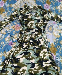 Stylish Camouflage Print Dress