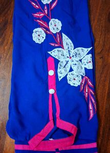 Vibrant Blue Kurta palazzo set