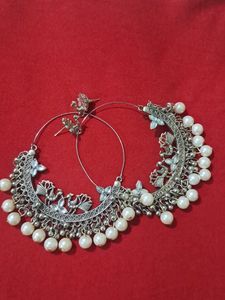 Jaipuri Silver Earrings