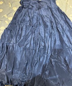 Elegant Blue Silk three piece