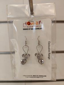 Cute Yellow Flower Heart Earrings