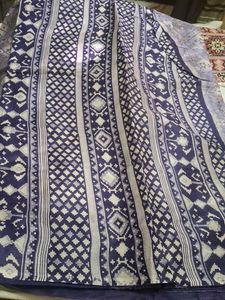 Tusser Silk Saree With Blouse