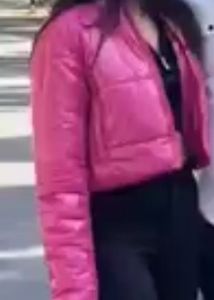 Stylish Pink Puffer Jacket