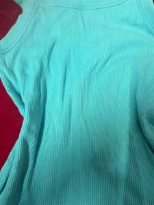 Sea blue tank top