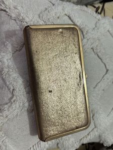 Vintage Gold Floral Clutch/Wallet