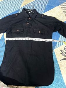 Stylish Black Ethnic Set for Boys