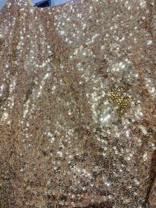 Gold Sequin Party Top