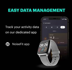 Noise colourfit beat smartwatch -deep wine