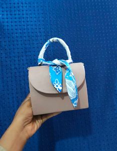 Chic Handbag with Scarf