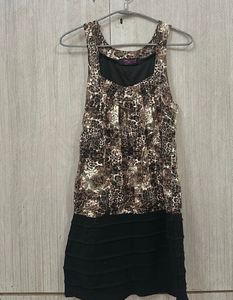 Animal Print Mini Dress