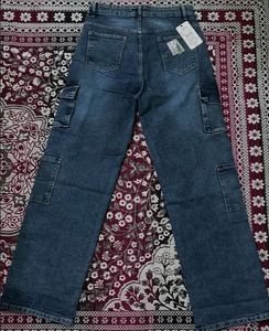 Shein Straight Fit Cargo Jeans
