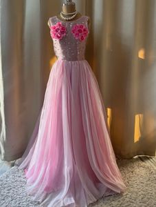 Stunning Pink Embellished Gown