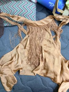 Bohemian Fringe Halter Top