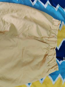 Toyko Talkies Yellow/ Beige High Waisted Regular F