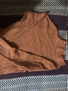 Ribbed Turtleneck Sweater
