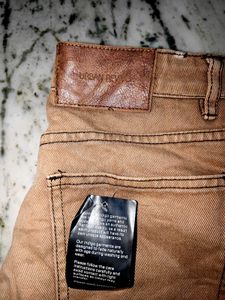 Brown Wide Leg Jeans