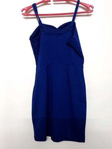 Royal Blue Strappy Mini Dress