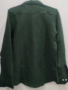 Stylish Green Checked Shirt