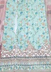 New Beautiful Floral Print Pista Dress Material