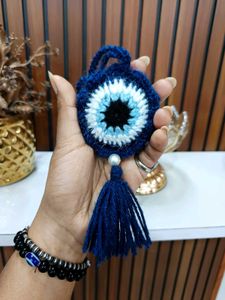 Handmade Crochet Evil Eye Hanging