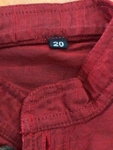 Red Ethnic Kurta(Boy’s)