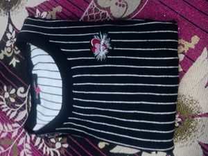 Black Long Woolen Top