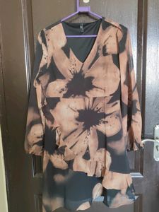 Chic Floral Print Midi Dress