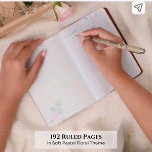 Floral 'A' Initial Notebook on sale