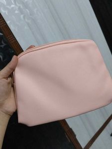 Stylish Pink Makeup Pouch