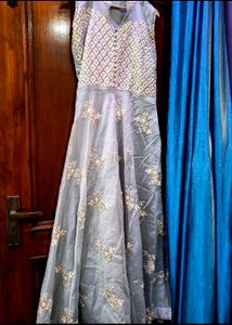 Elegant Grey Embroidered Lehenga Choli