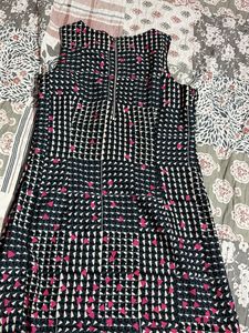 Chic Geometric Print Sleeveless Dress