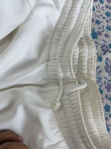 White Jogger Sweatpants