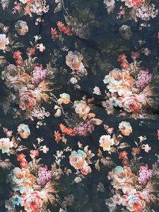 Floral  Print slit Pencil Skirt