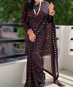 Floral Printed Saree